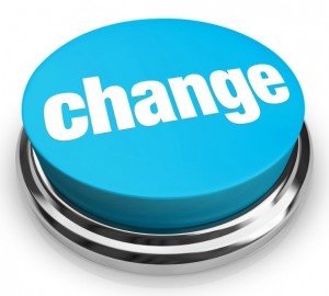 Change - Blue Button